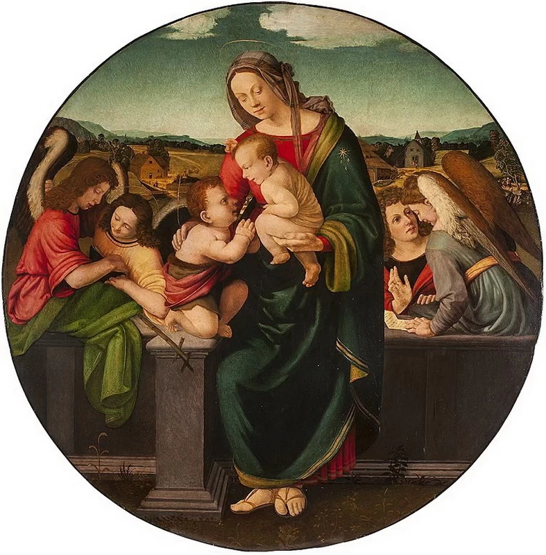Madonna col Bambino, Giovannino e angeli - San Diego Museum of Art